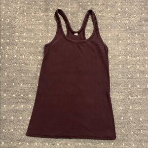 Lululemon micro-rib purple tank